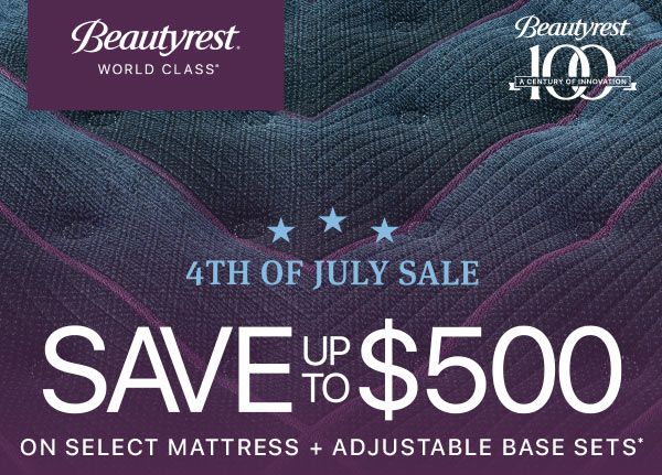 Beautyrest World Class save up to $500